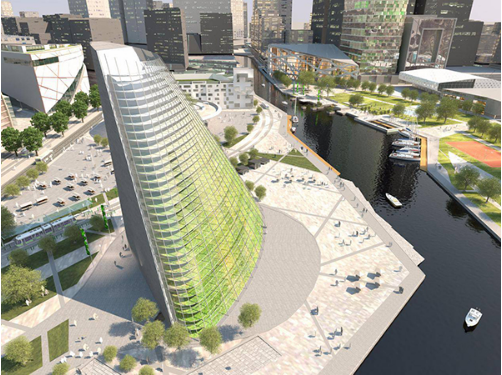 借力LED，瑞典(dian)16層高“植物大廈(sha)”年(nian)産(chan)量(liang)估(gu)達55