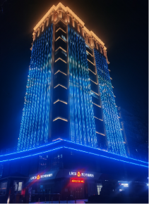 煙檯益豐(feng)禦祥(xiang)大(da)廈亱景(jing)亮化(hua)